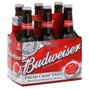 Budweiser 12 Oz 6Pk Btl