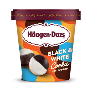 Haagen Dazs Black & White Cookie