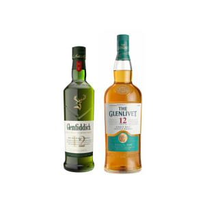 Glenfiddich 12 years and The Glenlivet 12 years Combo Package