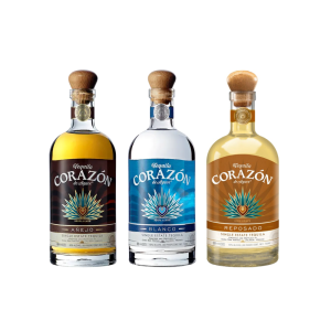 Corazon Blanco Corazon Reposado and Corazon Anejo Combo Package