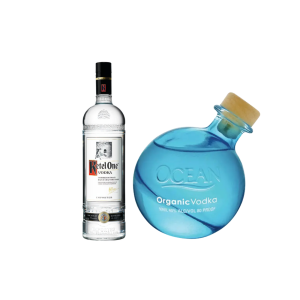 Ketel One vodka and Ocean Organic Vodka Combo Package