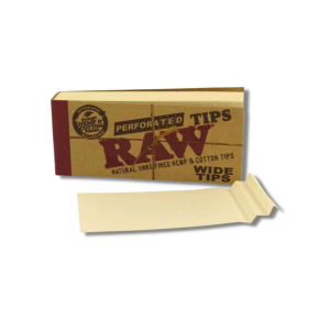 Raw Perforated Wide Tips